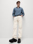 Cotton Rich Zip Up Knitted Polo Shirt
